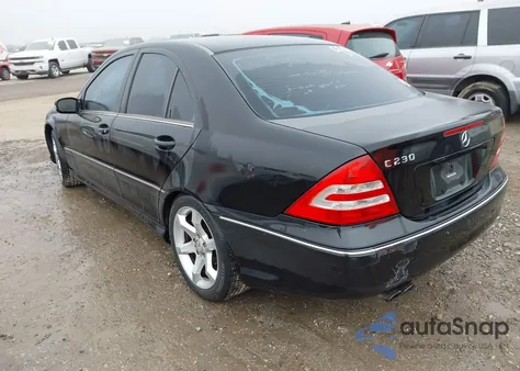 2007 Mercedes-Benz C 230 Sport from USA, damaged, VIN WDBRF52H37F925593